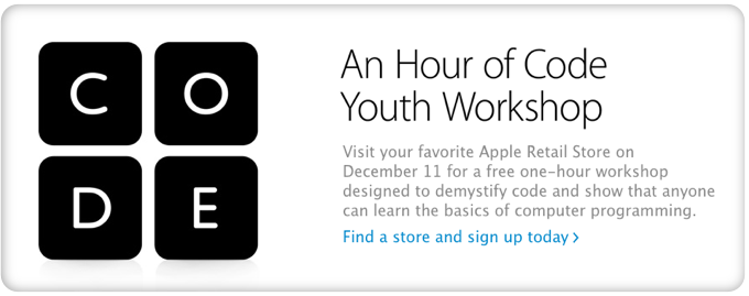 Apple присоединилась к проекту «Час Кода»