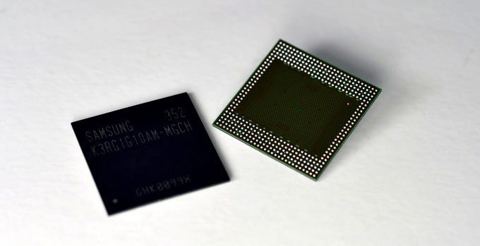 Samsung разработала эффективный чип памяти для мобильных устройств нового поколения