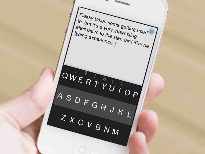 Fleksy – первая альтернативная клавиатура для iOS