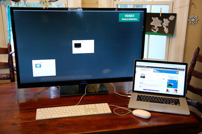 MacBook Pro с дисплеем Retina последнего поколения справятся с 4К-мониторами