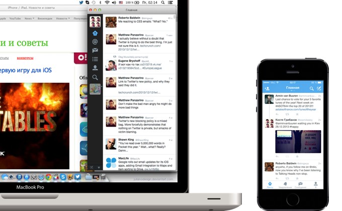 Серьезное обновление Twitter-клиентов для iOS и OS X