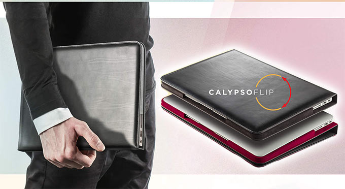 Обзор-исследование чехла-папки CalypsoFlip для Retina MacBook Pro. Строгий кожаный бронежилет