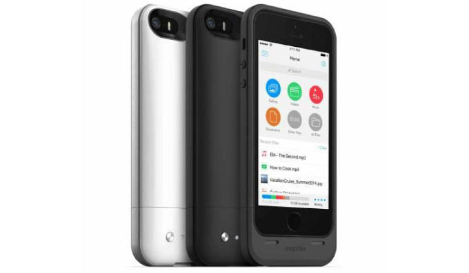 Mophie анонсировала чехол для iPhone, оснащенный батареей и флэш-памятью