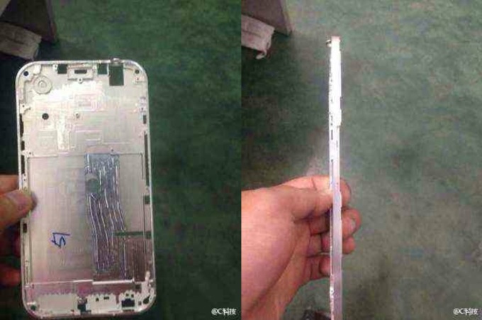 Фотографии тонкого iPhone 6 с увеличенным экраном