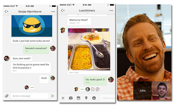 Google обновила приложение Hangouts для iOS до версии 2.0