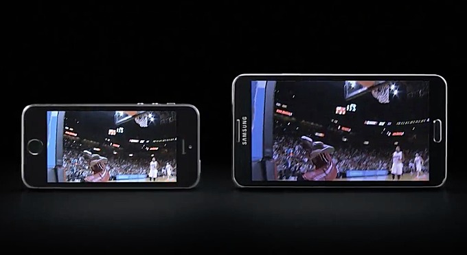 Samsung использовала в своей рекламе iPhone 5s и iPad Air