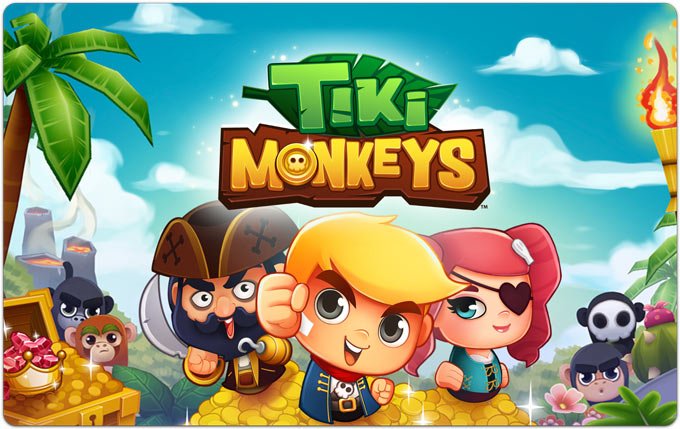 Tiki Monkeys. Бананы в обмен на золото