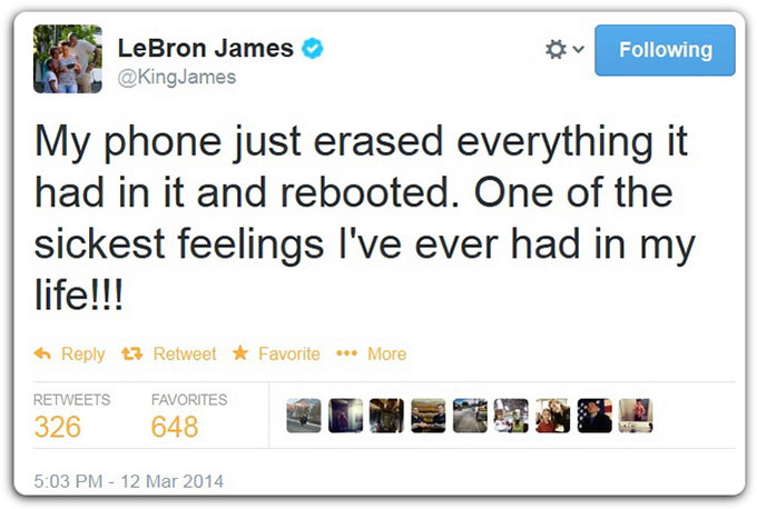 Леброн Джеймс пострадал от Galaxy Note, или почему «звезды» предпочитают iPhone