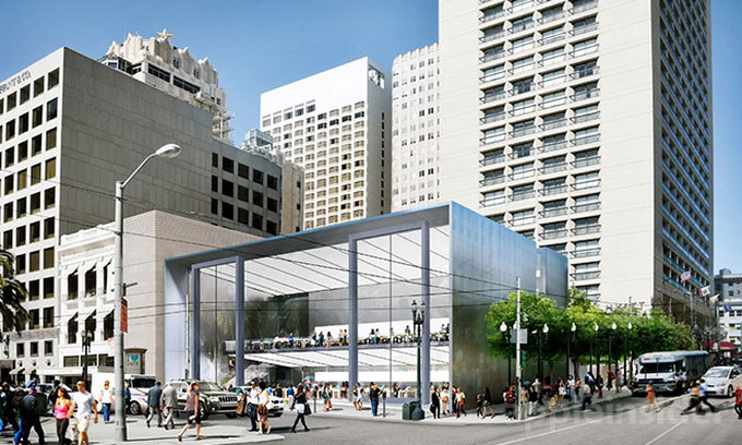 Apple получила официальное разрешение на строительство нового магазина в Сан-Франциско