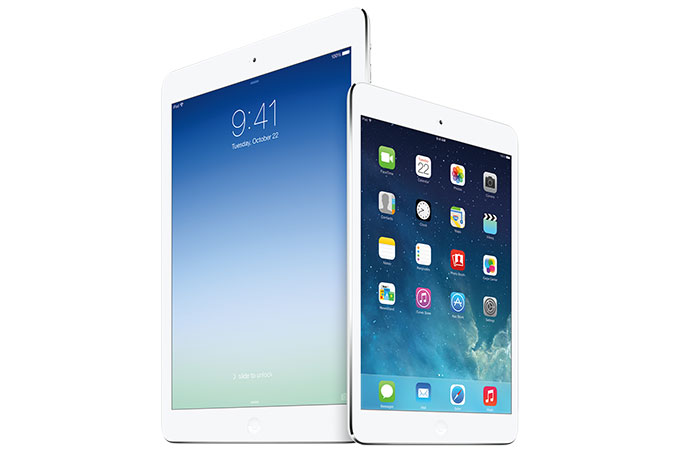 В iOS 7.1 была добавлена поддержка двух новых моделей iPad