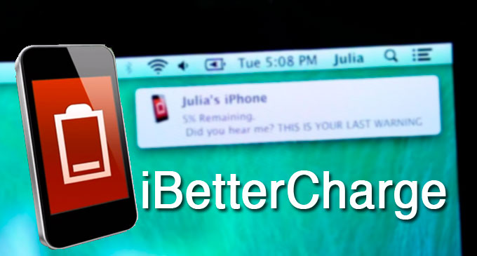 iBetterCharge – заряжай iPhone вовремя