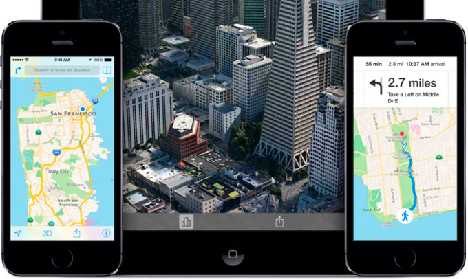 Первые подробности iOS 8: обновленные карты