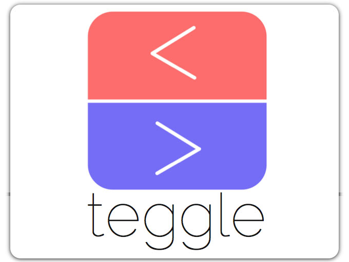 teggle. Игра с жестами