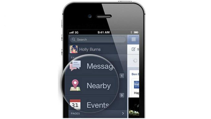 Обновленное Facebook приложение позволяет следить за местонахождением друзей