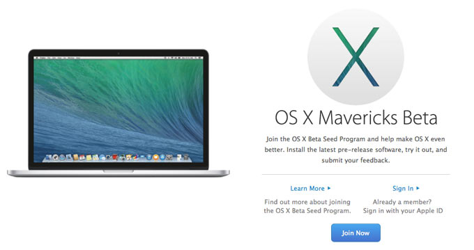 Бета версия OS X 10.9.3  стала доступна всем желающим