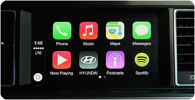 Hyundai включит поддержку CarPlay в модели Sonata 2015 года