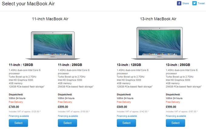 MacBook Air 2014 года. Теперь ещё дешевле
