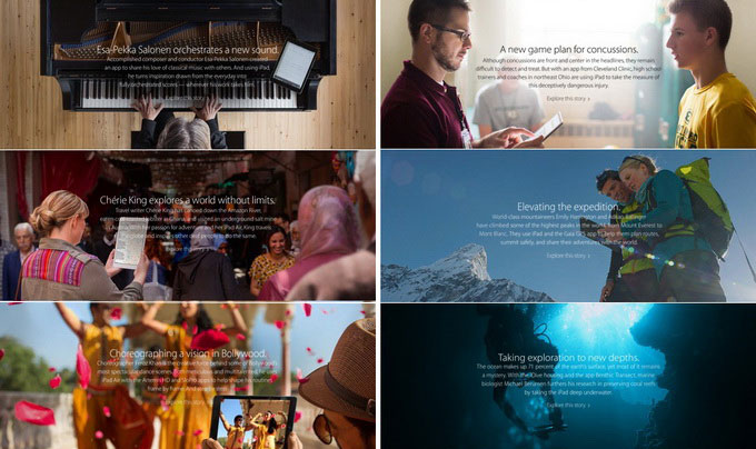 Apple посвятила новые рекламные ролики iPad классической музыке и путешествиям