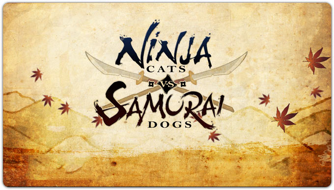 Ninja Cats vs. Samurai Dogs. Серьезная стратегия