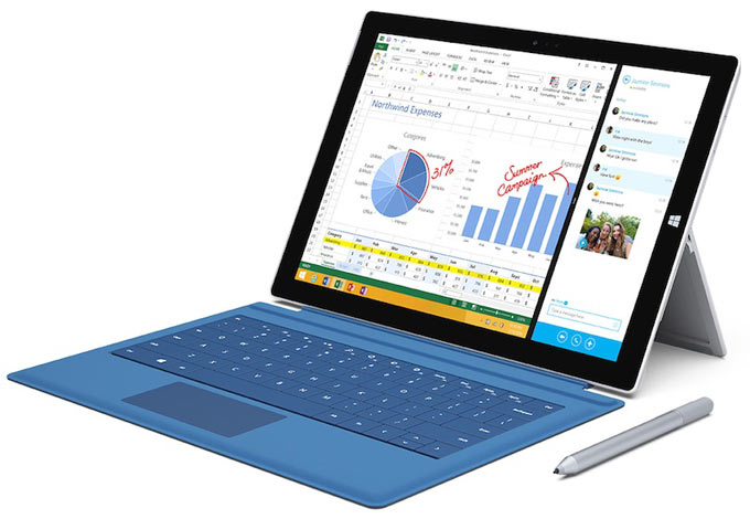 Microsoft представила конкурента MacBook Air – планшет Surface Pro 3