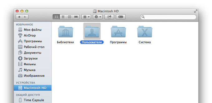 Как вернуть исчезнувшую папку «Пользователи» после обновления OS X до версии 10.9.3 (Обновлено)