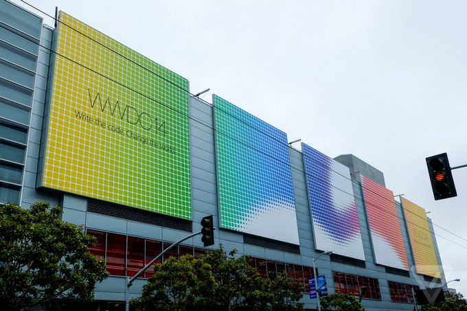 Apple скрыла несколько баннеров на WWDC 2014