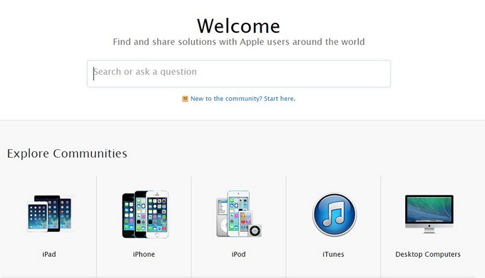 Apple обновила форум технической поддержки