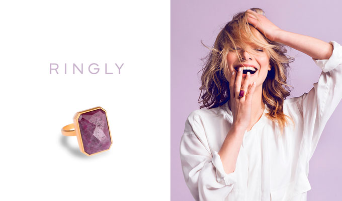 Ringly – технологичное женское кольцо, передающее уведомления с iPhone