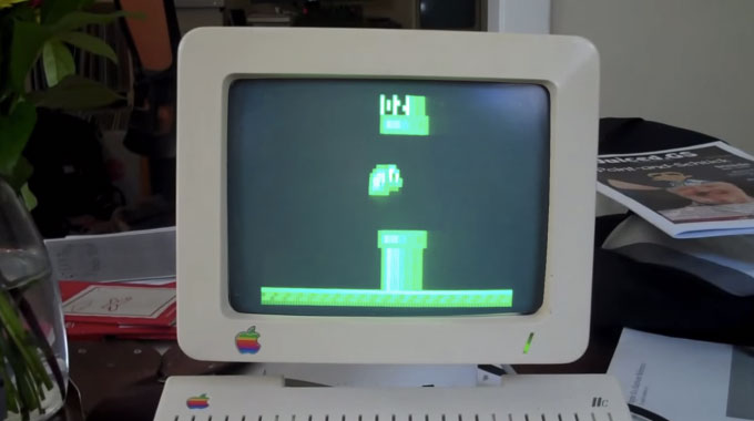 Энтузиаст перенес Flappy Bird на компьютер Apple II