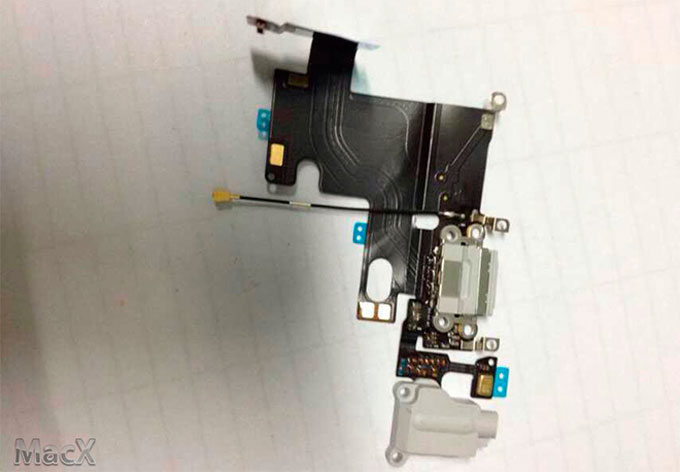 Появился снимок разъема Lightning, микрофона и разъема для наушников iPhone 6