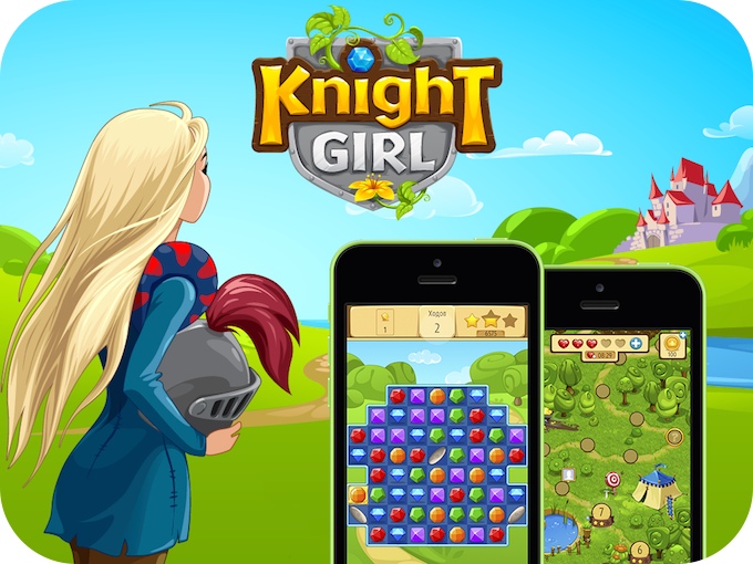 Knight Girl. Увлекательная головоломка три-в-ряд от отечественных разработчиков