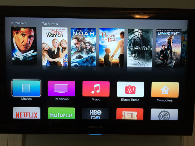 В новой бета-версии прошивки Apple TV получила интерфейс в стиле iOS 7