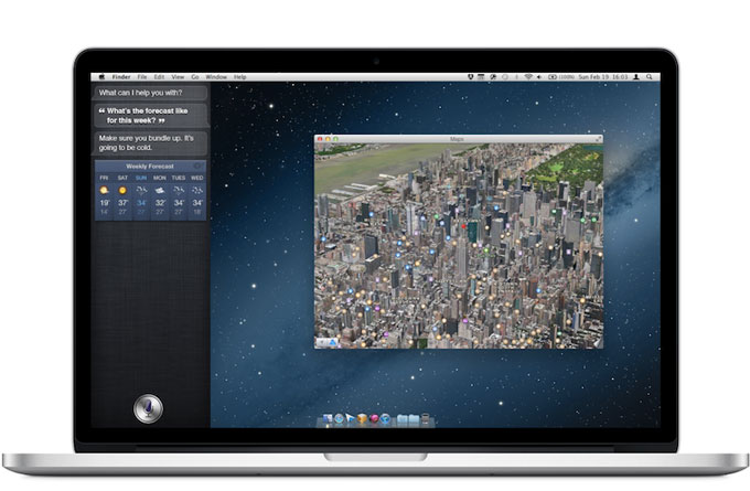 Apple запатентовала Siri для Mac