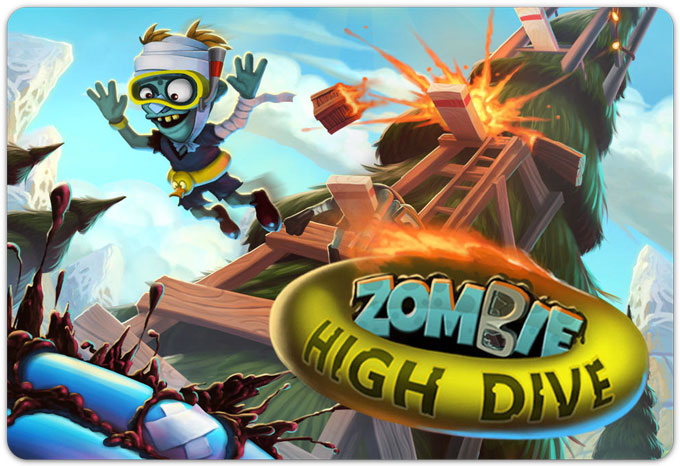 Zombie High Dive. Так развлекаются зомби