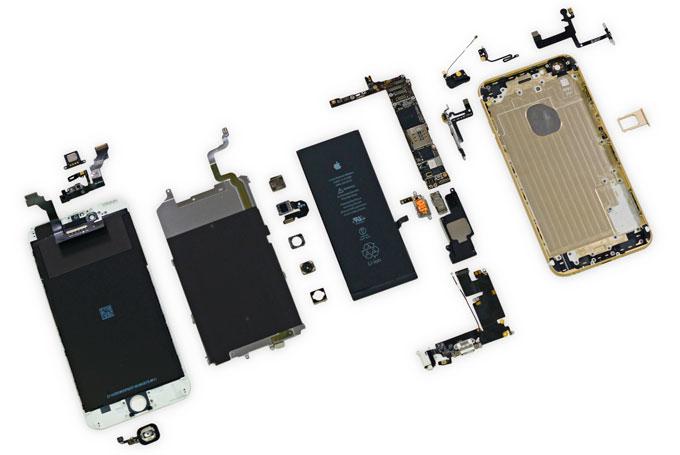 Стоимость компонентов iPhone 6 оценили в $227, iPhone 6 Plus – $243