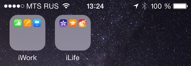 На iPhone 6 с памятью 64 и 128 гигабайт предустановлены iWork и iLife