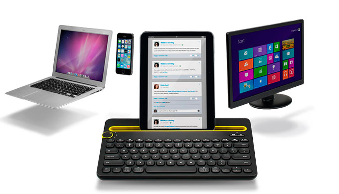 Logitech представила Bluetooth-клавиатуру для одновременной работы с тремя устройствами