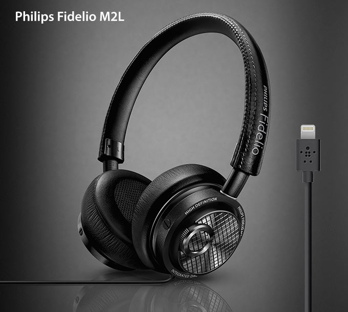 Philips презентовала первые в мире наушники Fidelio M2L с кабелем Lightning