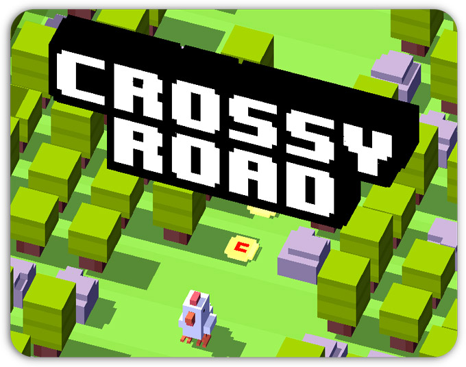 Crossy Road. Трудности перехода дороги в неположенном месте