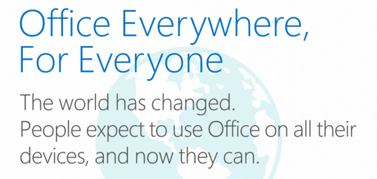 Microsoft Office для iPhone и iPad теперь с бесплатным редактированием