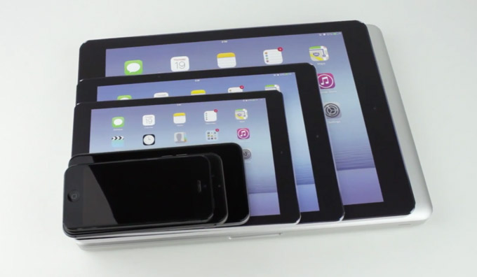Наглядное сравнение 12,2-дюймового iPad Air Plus с существующими устройствами Apple
