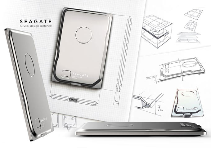 Внешний HDD Seagate Seven из стали оказался тоньше  iPhone 6 Plus