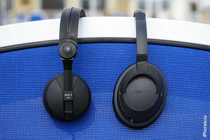 Сравнение наушников Sennheiser HD 25 vs. Bose SoundTrue AE