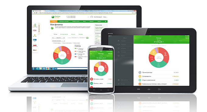 Сбербанк: анализ личных расходов в мобильном приложении и интернет-банке