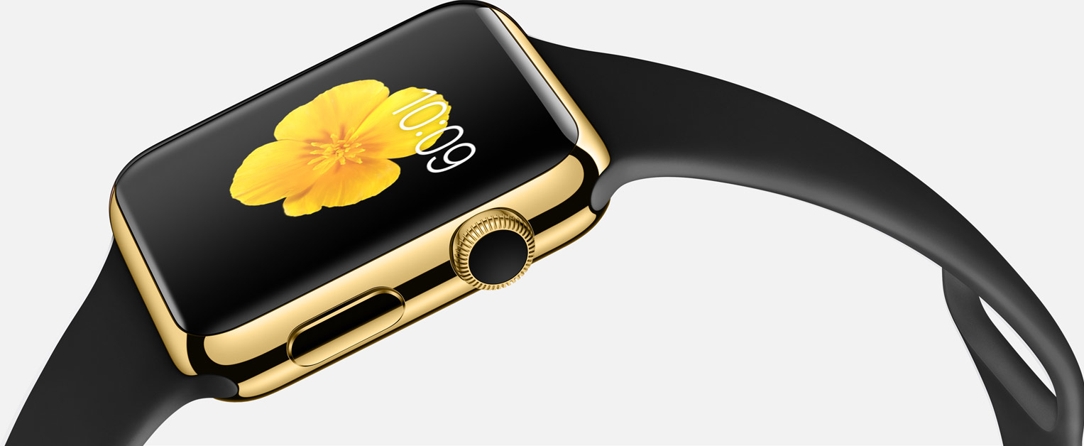 Золотой браслет для Apple Watch Edition