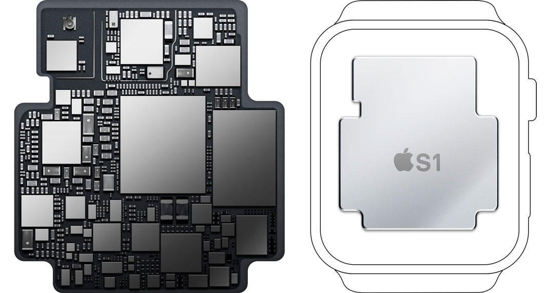 Apple Watch используют модифицированную iOS 8.2 и процессор А5
