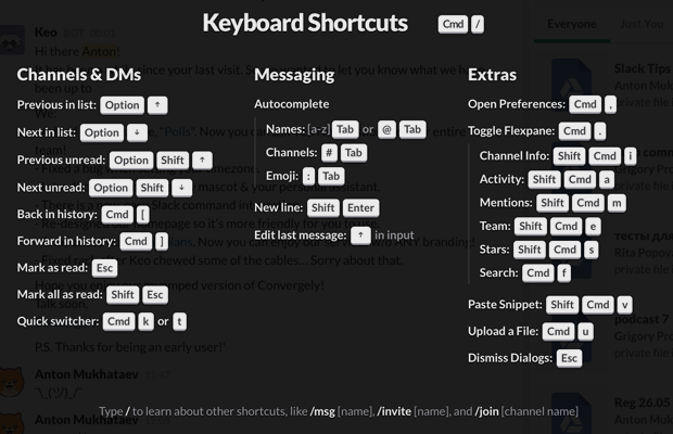 Slack_Shortcuts