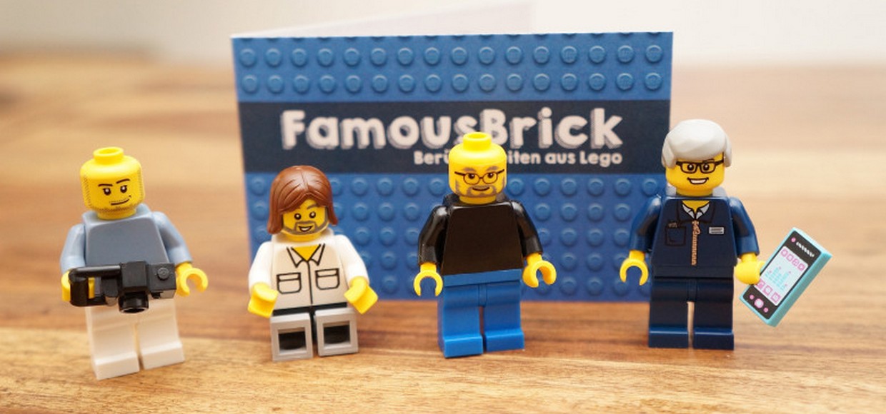 Стив Джобс, Тим Кук и Джонатан Айв из Lego