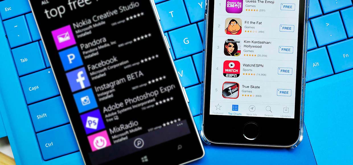 Доля продаж Windows смартфонов на российском рынке сравнялась с iPhone