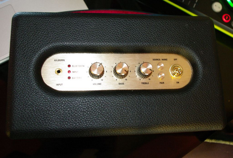 беспроводная колонка marshall kilburn ii черный и золотой